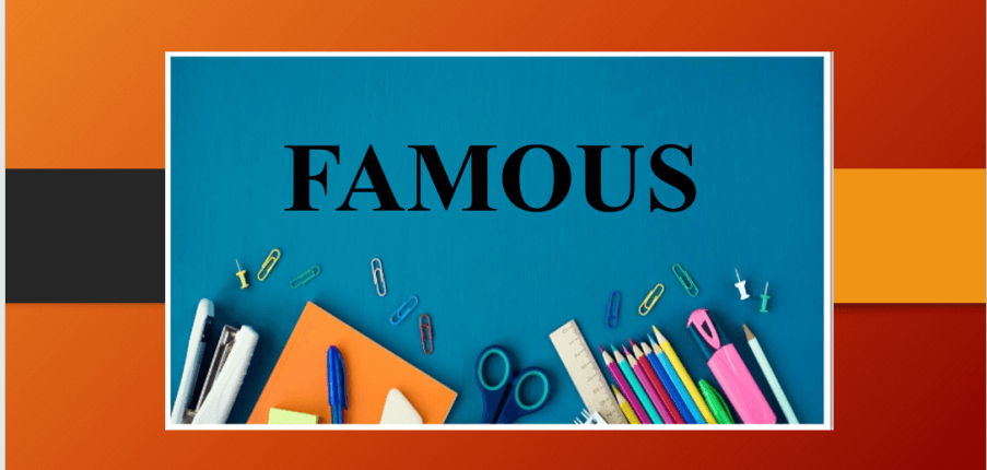 Bài tập famous đi với giới từ gì