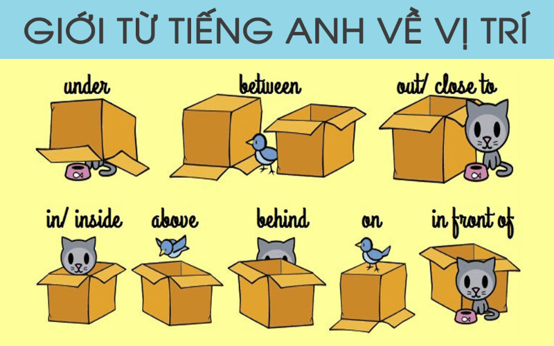 bài tập giới từ chỉ vị trí