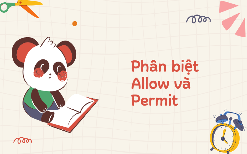 Phân biệt allow và permit