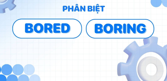 Phân biệt Bored với Boring