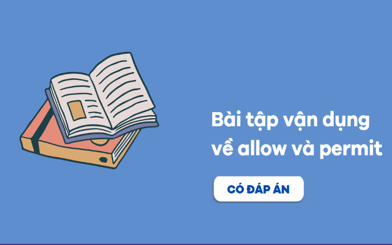 bài tập allow đi với giới từ gì