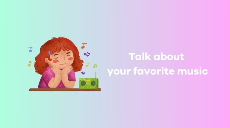 Talk about your favorite music – Speaking sample & vocabulary