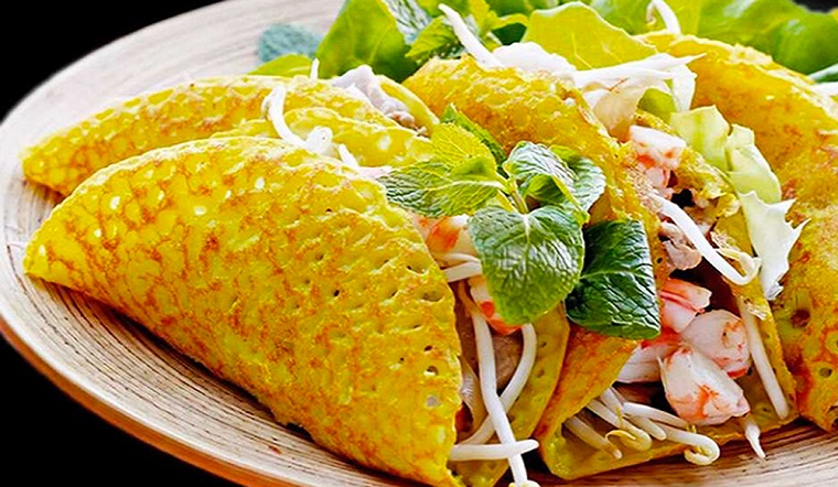 Bài mẫu chủ đề Talk about Vietnamese food – bánh xèo