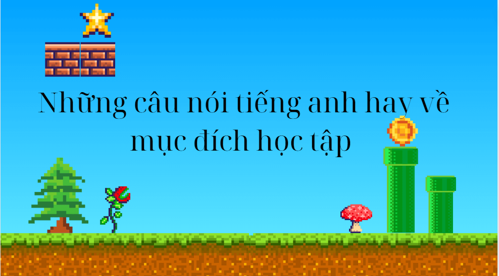 Những câu nói tiếng anh hay về mục đích học tập