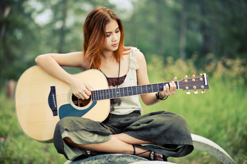 Sở thích chơi đàn guitar 