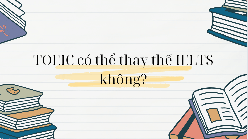 TOEIC có thể thay thế IELTS không