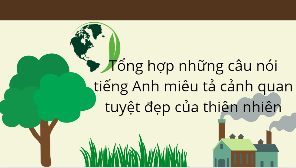 Tổng hợp những câu nói tiếng Anh miêu tả cảnh quan tuyệt đẹp của thiên nhiên