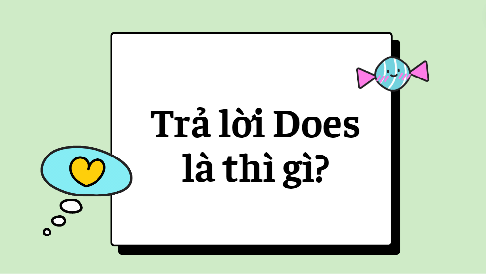 Trả lời Does là thì gì?