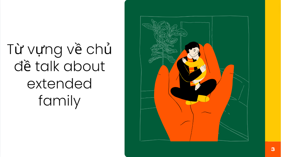 Từ vựng về chủ đề talk about extended family