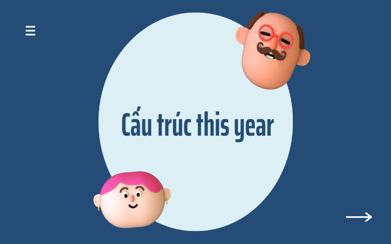 Cấu trúc this year